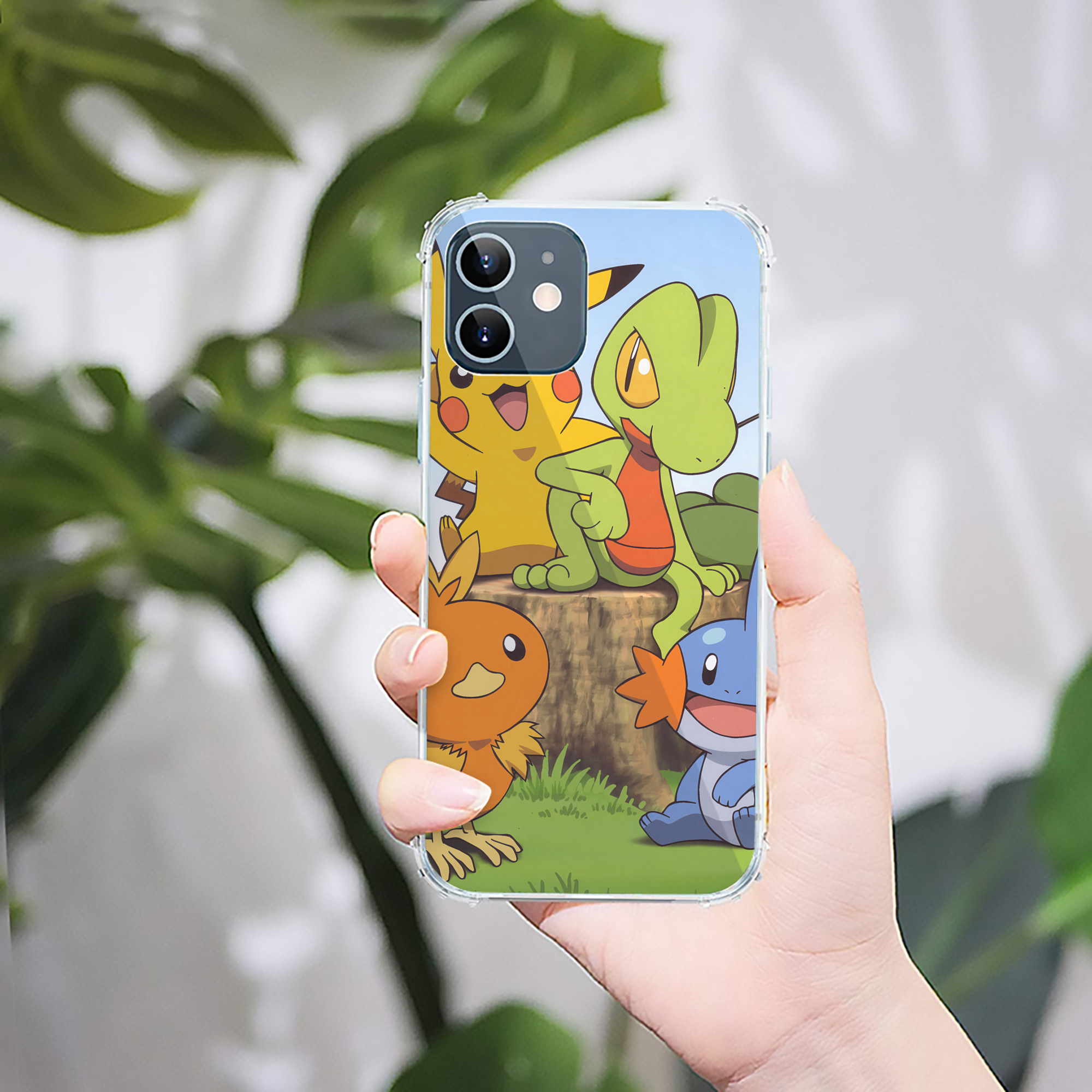 （画像用） ポケットモンスター Pokémon 【iPhone 12シリーズ対応】透明スマホケース（クリアソフトケース）